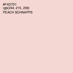 #F4D7D1 - Peach Schnapps Color Image